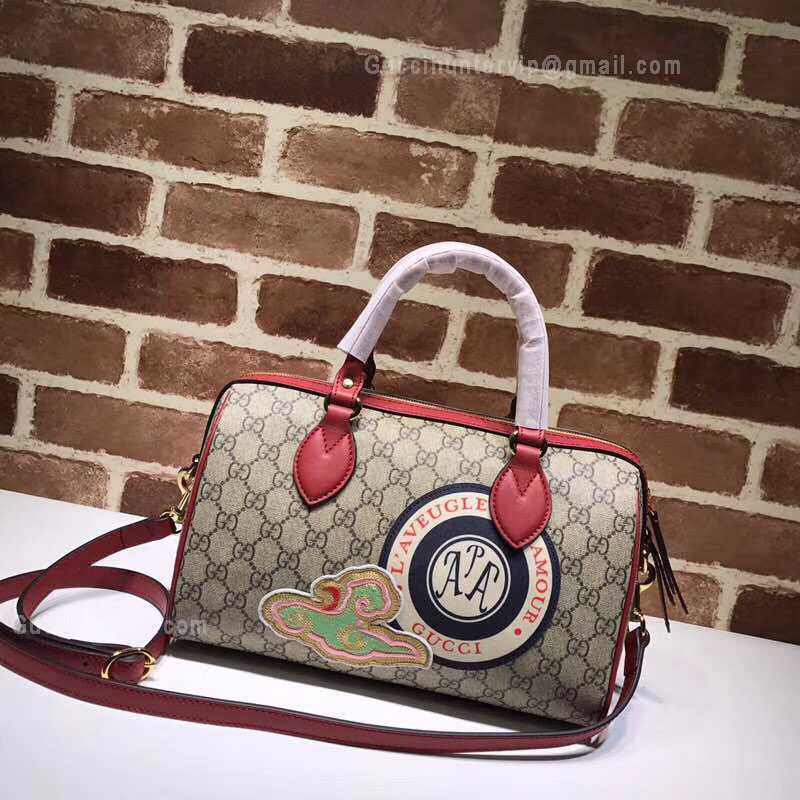 Gucci GG Small Top Handle Bag Red 409529
